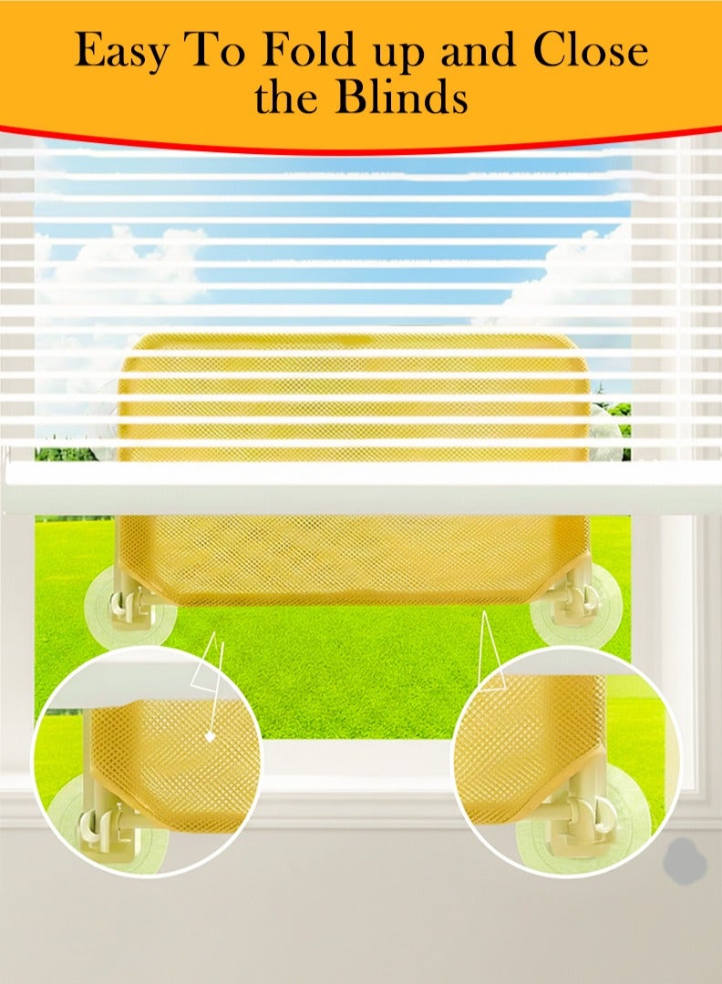 Horizon Cat Hammock Window Bed with Sturdy Suction Cup, Sunny Cat Window Perch Seat with Breathable Mesh, Space-Saving Cat Bed for Indoor Cats, Soft Plush Pad for Sunbathing( 45* 30 * 17.5 Cm) - Image 5